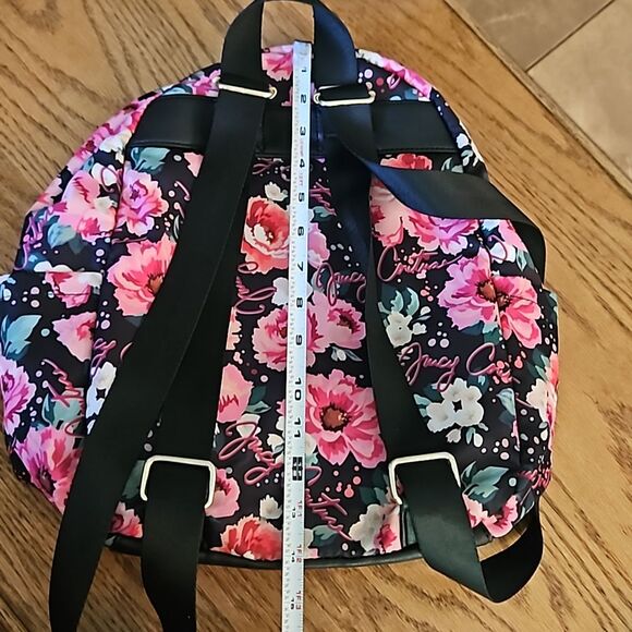 Y2K Juicy Couture Rosie Backpack Floral Roses Retro main image 6
